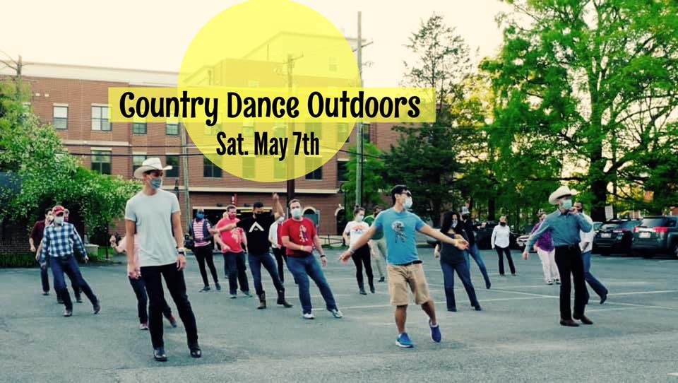 Country dance outdoors, Saturday, May 7th